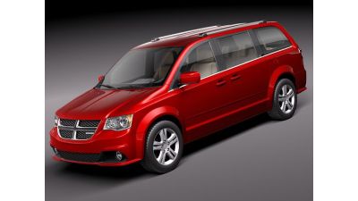 Dodge Grand Caravan 2011 3D Model