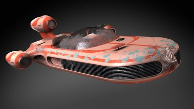 Star Wars X-34 Landspeeder Luk Skywalker howercraft