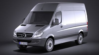 Mercedes Sprinter II van short high VRAY