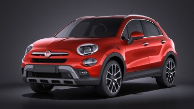 Fiat 500X Cross 2015 VRAY