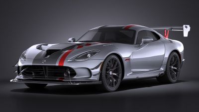 Dodge Viper ACR 2016 VRAY