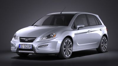 Generic Average Hatchback 2015 VRAY