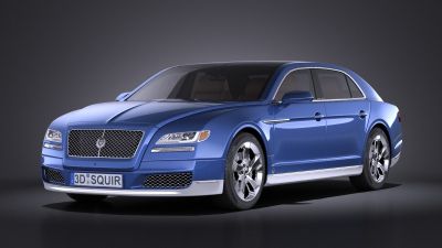 Generic Luxury Saloon 2016 VRAY