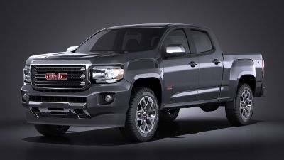 GMC Canyon DoubleCab 2015 VRAY