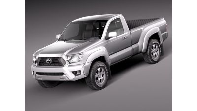 Toyota Tacoma Single Cab 2010 3D Model