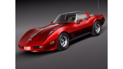 Chevrolet Corvette C3 1980 3D Model