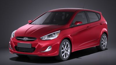 Hyundai Accent Hatchback 5-door 2017 VRAY