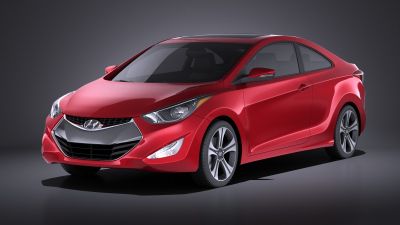 Hyundai Elantra Coupe 2016 VRAY