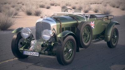 Bentley 45 blower 1929 desertstudio