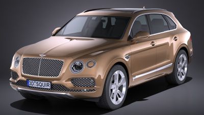 Lowpoly Bentley Bentayga 2017