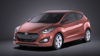 Hyundai i30 3-door 2014 VRAY