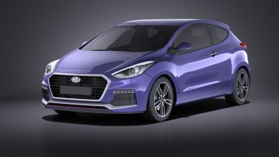 Hyundai i30 Turbo 3-door 2017 VRAY