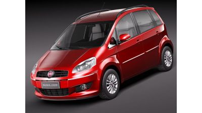 Fiat Idea 2011 Compact Van 3D Model