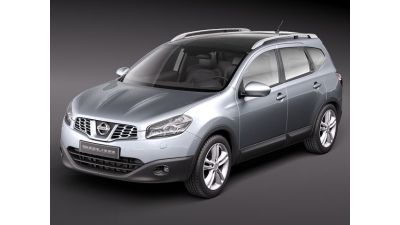 Nissan Qashqai 2 2011 SUV 3D Model