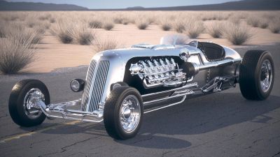 Tank Car Jay Leno desert studio