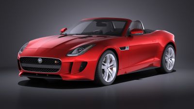 Jaguar F-Type 2015 cabrio VRAY