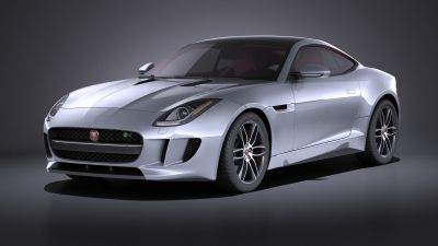 Jaguar F-Type R Coupe 2015 VRAY