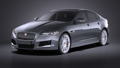 Jaguar XF 2017 bixenon VRAY