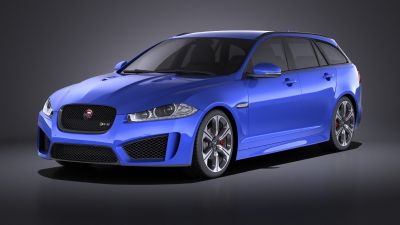 Jaguar XFR-S Sportbrake 2016 VRAY