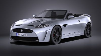 Jaguar XKR-S Convertible 2014 VRAY