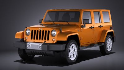 Jeep Wrangler Unlimited Sahara 2015 VRAY