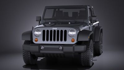 Jeep Wrangler Willis Wheeler 2016 VRAY