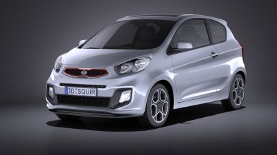 Kia Picanto 2015 3door VRAY