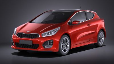 Kia Pro Ceed GT-line 2017 VRAY