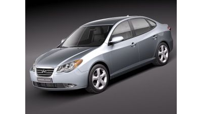 Hyundai Elantra 2010 3D Model