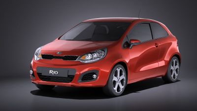 Kia Rio 3-door Hatchback 2014 VRAY