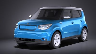 Kia Soul EV 2016 VRAY