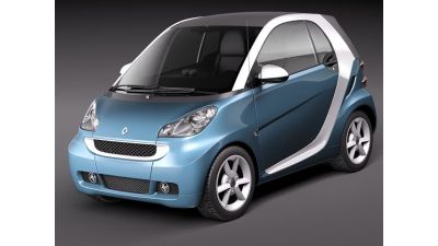 Smart 42 fortwo 2011 3D Model