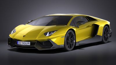 Lamborghini Aventador LP720 4 50th Anniversary 2015 VRAY