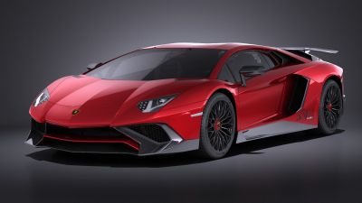 Lamborghini Aventador LP750-4 SV 2016 VRAY