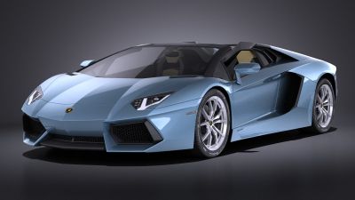 Lamborghini Aventador LP700-4 Roadster 2015 VRAY