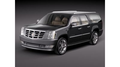 Cadillac Escalade ESV 2010 3D Model