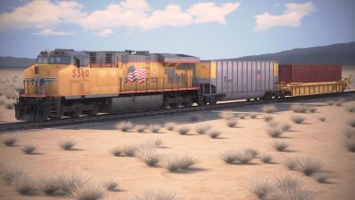 Modern Union Pacific Train