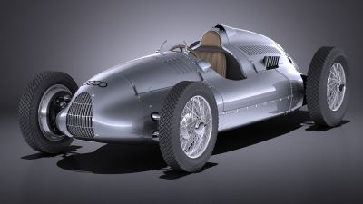 Auto Union Type D 1938 race car