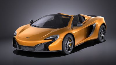 Mclaren 650S Spider 2017 VRAY