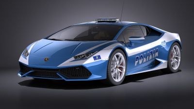 Lamborghini Huracan 2016 Italian Police VRAY