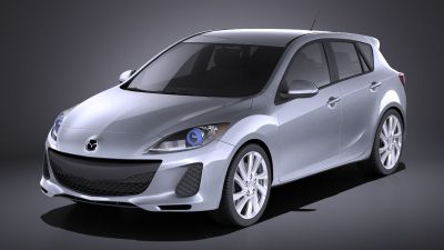 Mazda 3 hatchback 2013 VRAY