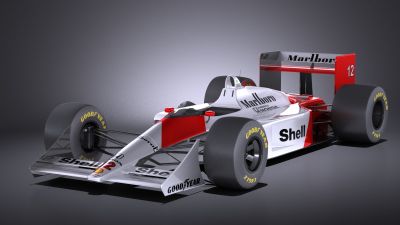 Mclaren Honda MP4 4 Ayrton Senna VRAY