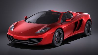 Mclaren MP4 12C Spider 2014 VRAY