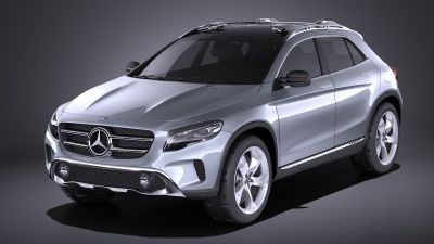 Mercedes Benz GLA Concept 2014 VRAY