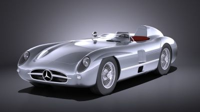 Mercedes-Benz 300 SLR 1955 spider VRAY