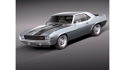 Chevrolet Camaro Z28 1969 3D Model