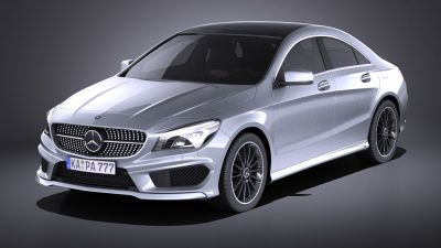 Mercedes-Benz CLA-class AMG 2014 VRAY