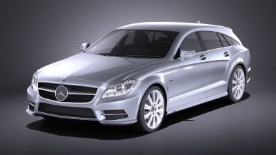 Mercedes CLS Shooting Brake 2013 VRAY