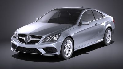 Mercedes Benz E class Coupe 2015 VRAY