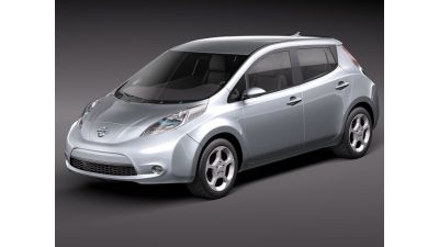 Nissan LEAF 2011 3D Model